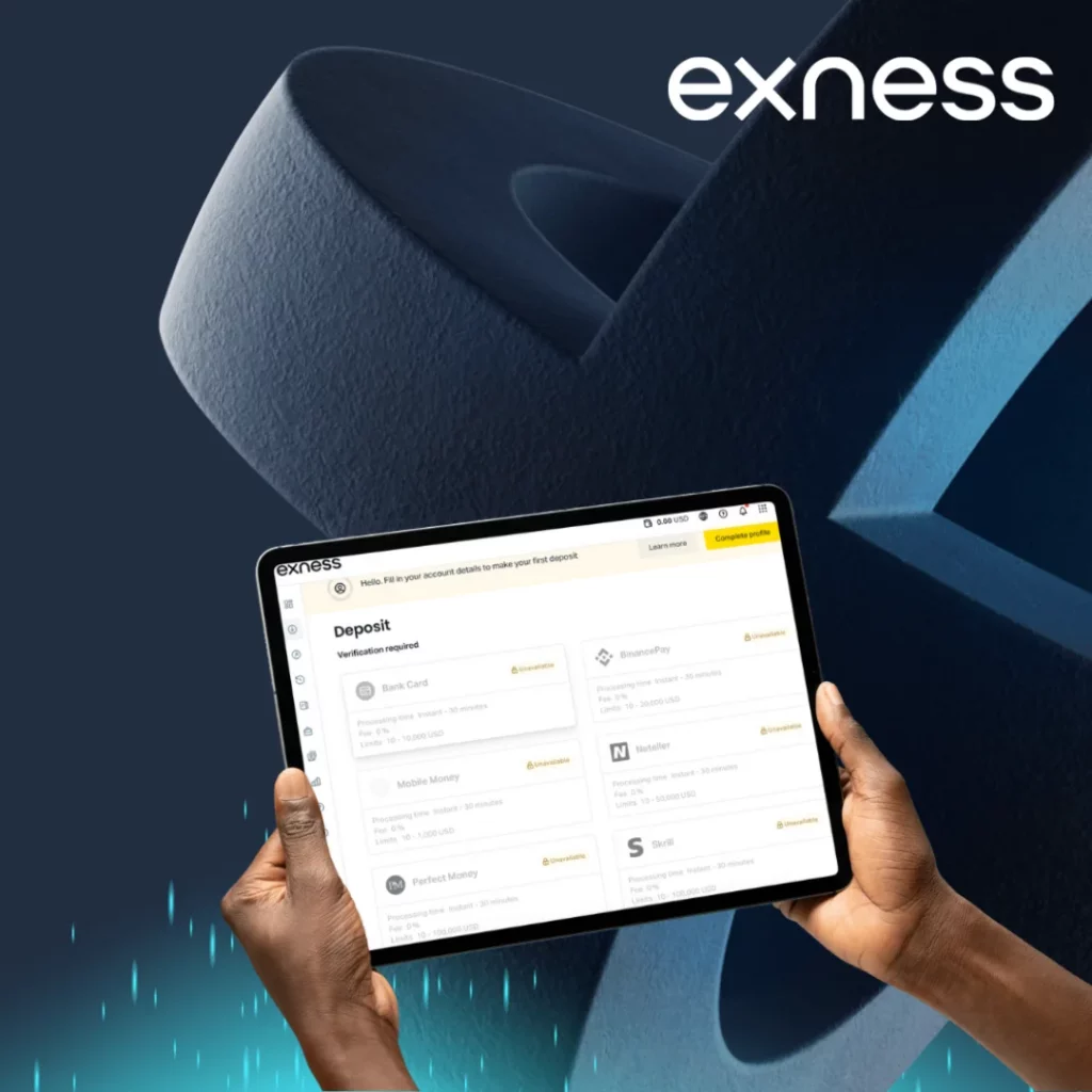 Deposit Process Exness